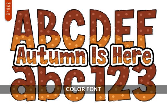 Autumn is Here Font for Business Branding