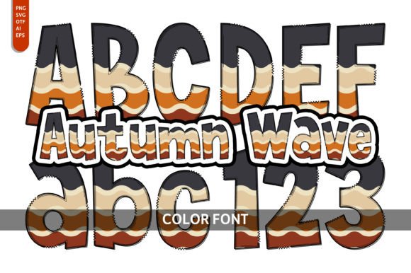 Autumn Wave Font for Seasonal Branding and Visual Storytelling