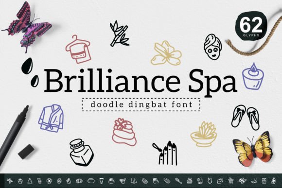 Brilliance Spa Font for Editorial Design