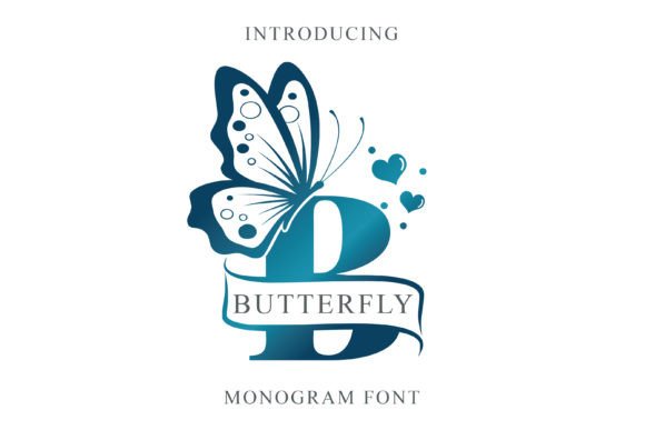 Butterfly Monogra: A Beautiful Font for Branding