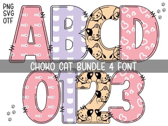 Choko Cat: A Playful Font for Digital Creativity