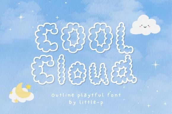 Cool Cloud: A Whimsical Font for Creative Makers