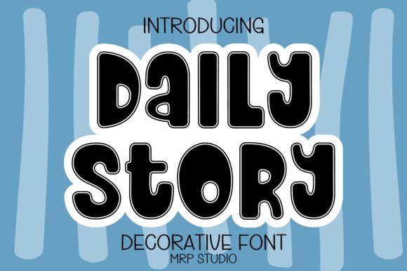 Daily Story: A Cute Decorative Font for Creative Projects