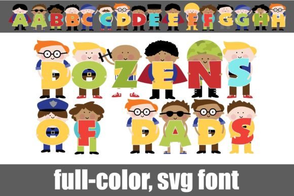 Dozens of Dads Font for Creative Branding Projects