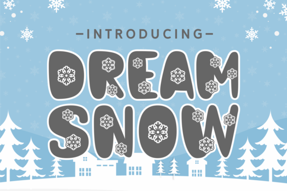 Dream Snow: A Festive Font for Winter Branding