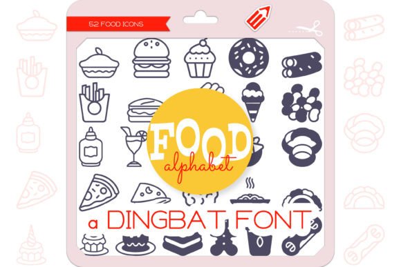 Food Alphabet: A Playful Typeface for Digital Creativity