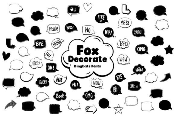 Fox Decorate: A Playful Font for Digital Branding