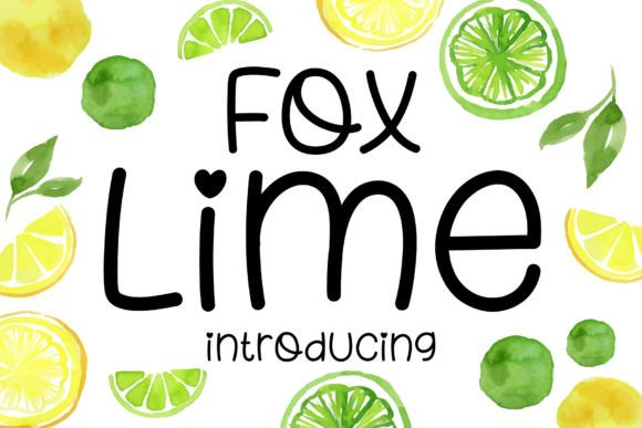 Fox Lime Font for Editorial Design and Creative Projects
