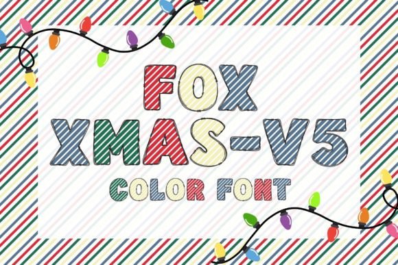 Fox Xmas-v5: A Festive Font for Creative Branding