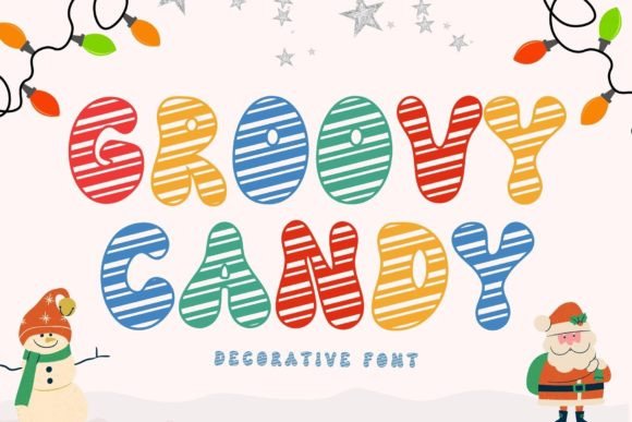 Groovy Candy: A Playful Font for Festive Branding