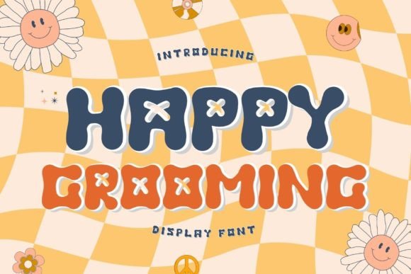 Happy Grooming Font for Business Branding