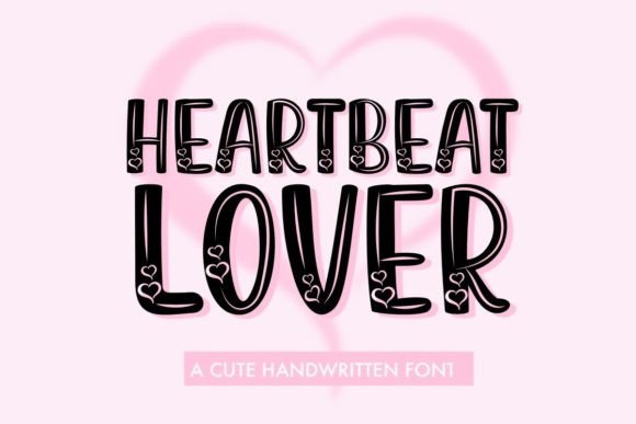 Heartbeat Lover Font for Business Branding