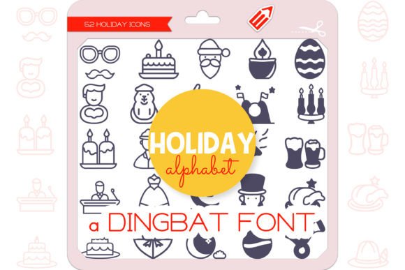 Holiday Alphabet: A Festive Display Font for Digital Design