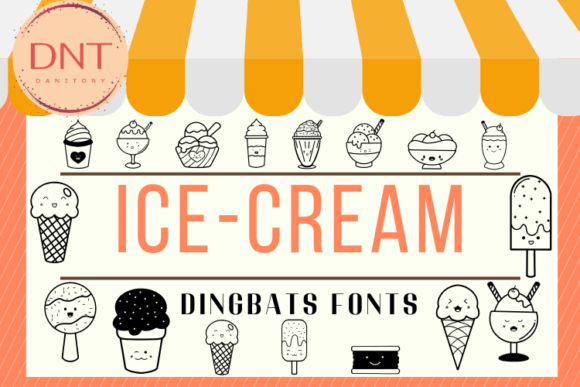 Icecream Font for Sweet Campaign Designs