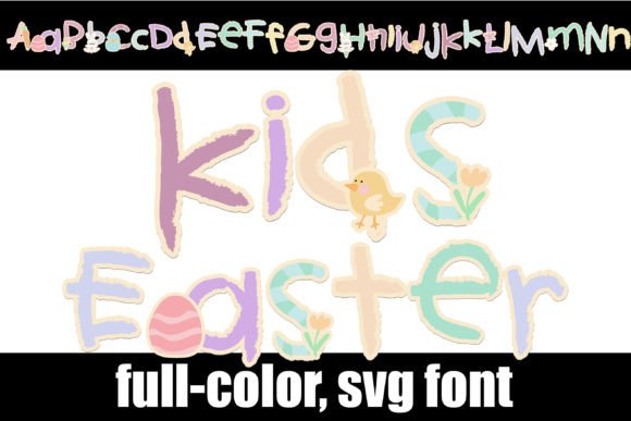 Kids Easter Font for Business Branding