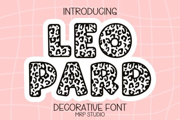 Leo Font: A Cute Decorative Typeface for Craft Creations
