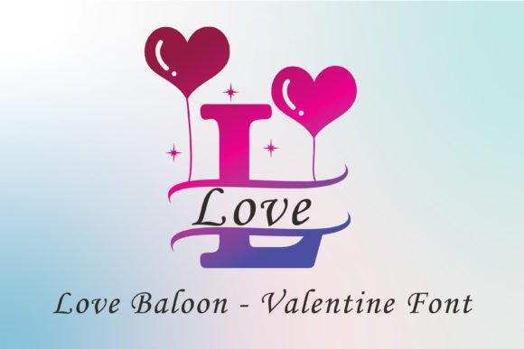 Love Baloon Font for Web Design
