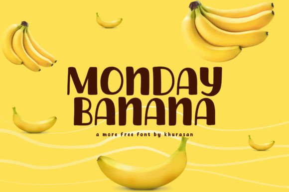 Monday Banana: A Playful Font for Handmade Creations
