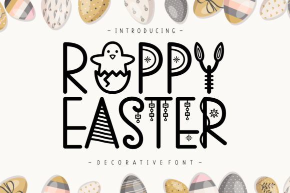 Roppy Easter Font for Spring Campaigns