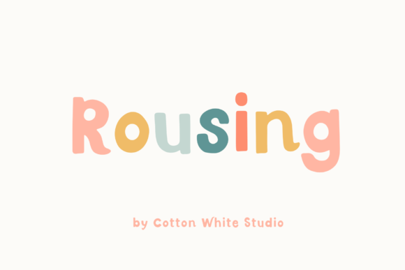 Rousing Font for Web Design and Branding