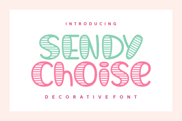 Sendy Choise: A Charming Handwritten Font for Crafters
