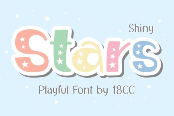 Shiny Stars Font Review for Design Projects