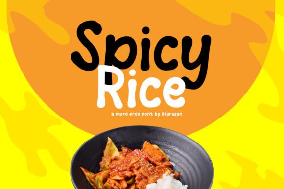 Spicy Rice: A Playful Display Font for Creative Projects