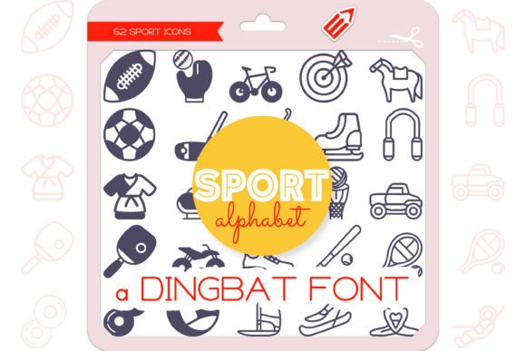 Sport Alphabet Font for Editorial Design