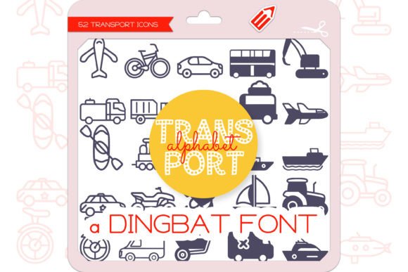 Transport Alphabet: A Playful Font for Branding Projects