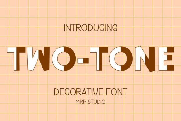 Two Tone Font for Eye-Catching Campaign Designs