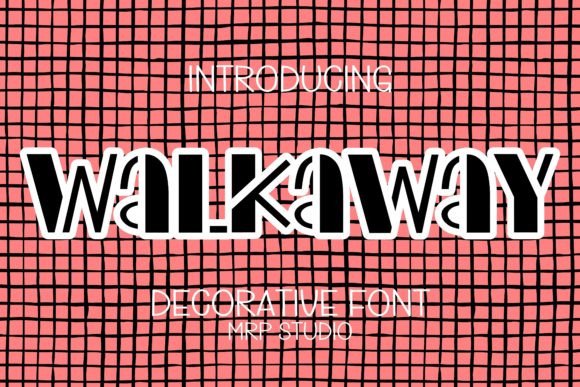 Walkaway: A Delightful Display Font for Editorial Projects