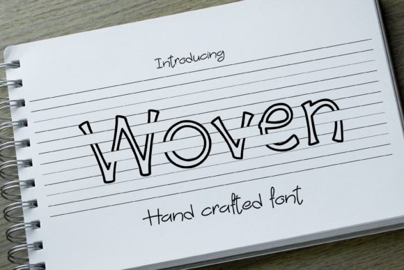 Woven: A Decorative Font with a 3D Twist