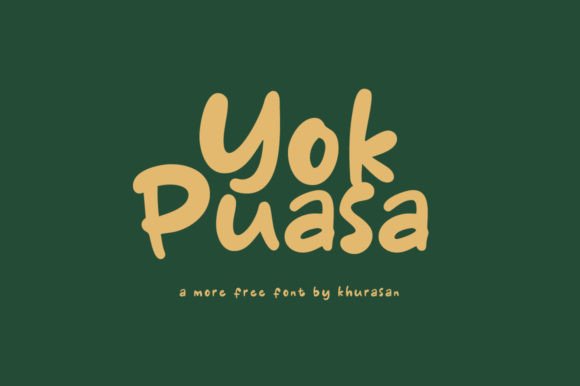 Yok Puasa: A Modern Font for Polished Branding